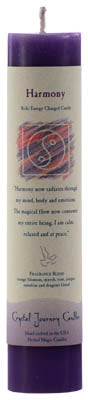 Harmony Reiki Charged pillar candle