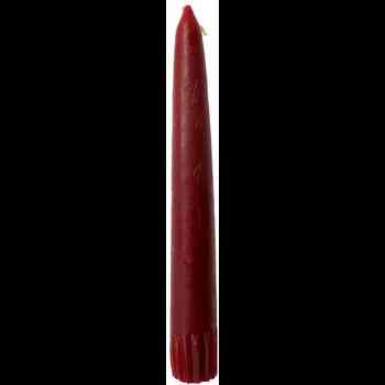 Time Mastery ritual candle, red, engraved with Theban runes, for energy work and spiritual alignment.