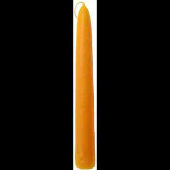 Attract Soul Mate ritual candle charged and anointed by a witch, 7-inch orange taper.