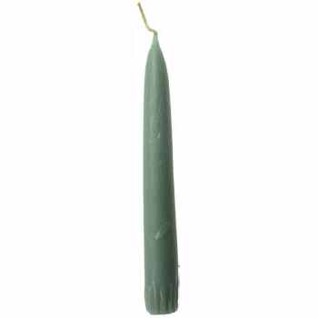Attract Nature Spirits ritual candle, green, charged and inscribed for spirit rituals, 7-inch.