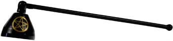 Pentagram candle snuffer 7"