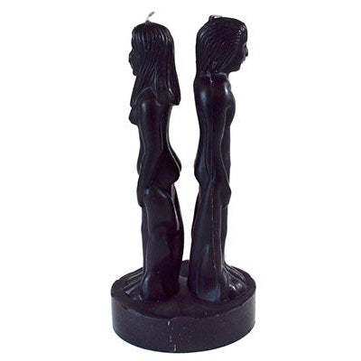 Black Separation Candle, 8 Inches