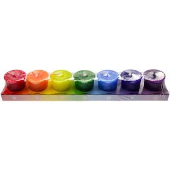 Chakra Votive Candle, Set of 7