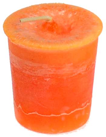 Sacral Chakra votive candle