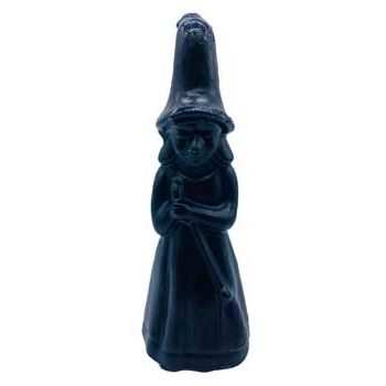 8" Black Witch candle