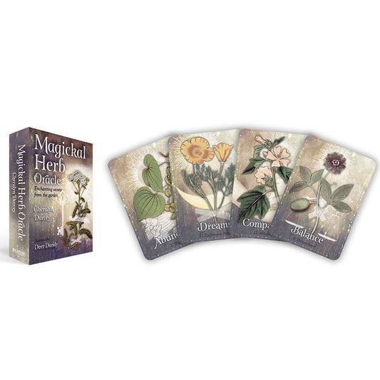 Magickal Herb Oracle: Enchanting Secrets From the Garden (Rockpool Oracle Card Series) by Cheralyn Darcey
