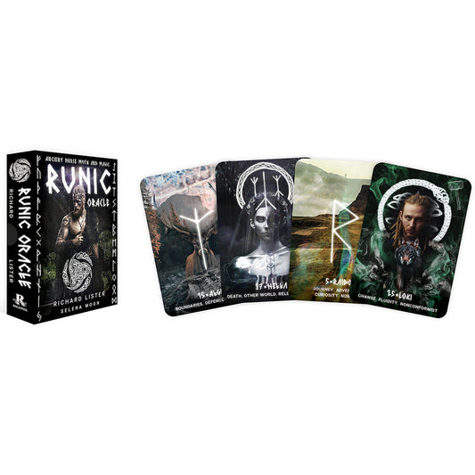 Runic Oracle: Ancient Norse Myth and Magic (Rockpool Oracle) by Richard Lister, Selena Moon