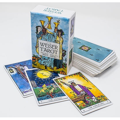 The Weiser Tarot: A New Edition of the Classic 1909 Smith-Waite Deck (78-Card Deck with 64-Page Guidebook) by Arthur Edward Waite, Pamela Colman Smith, The Editors of Weiser Books
