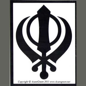 Khanda bumper sticker