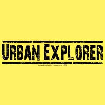 Urban Explorer bumper sticker