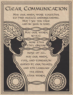 Prayer for Clear Communication poster