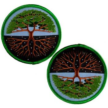 Tree of Life iron-on patch 3"