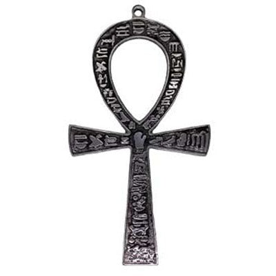 4 1/2" x 8" Ankh silver plated