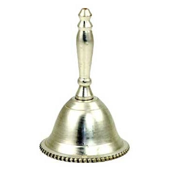 Unadorned altar bell 2 1/2"