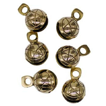 (set of 6) 1 1/8" Pentagram bell