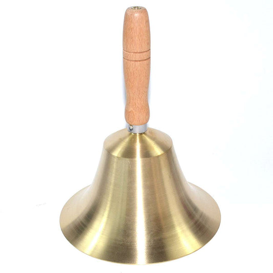 Brass Hand Bell, 6 1/2" x 9"