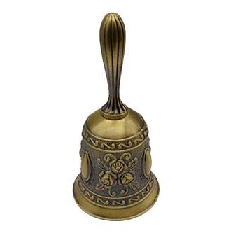 4 1/2" bronze alloy hand bell