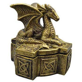 5" Celtic Dragon box