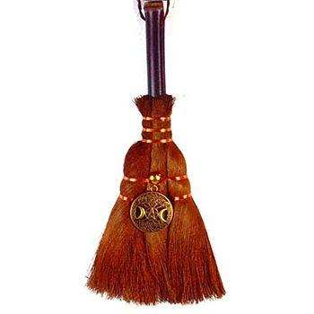 Celtic Triple Goddess Altar Broom, 9 1/2 Inches