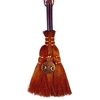 Celtic Triple Goddess Broom, 9 1/2 Inches