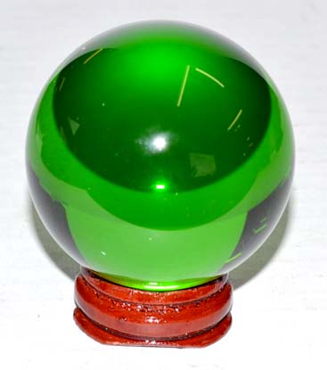 50mm Green gazing ball