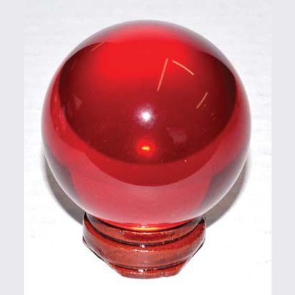 50mm Red gazing ball