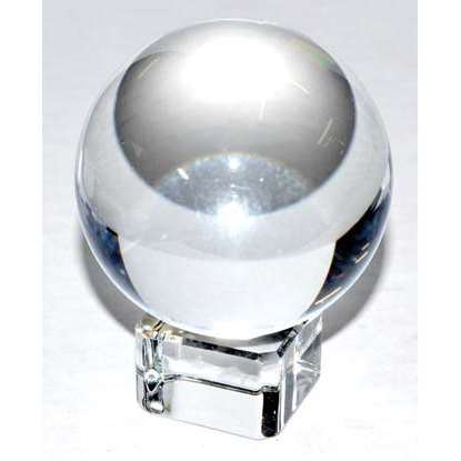 Clear Crystal Quartz Gazing Ball, 6'