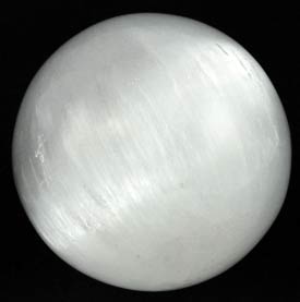 3" Selenite gazing ball