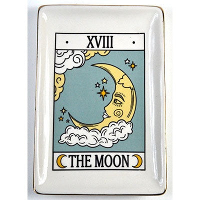 The Moon | Major Arcana Ceramic Tarot Altar Tray