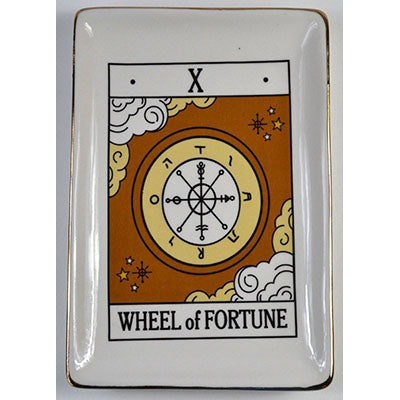 The Wheel of Fortune | Ceramic Tarot Altar Tray