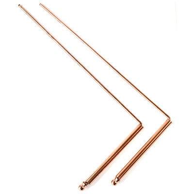 Copper Dowsing Rods Set, 9¼" × 4½"