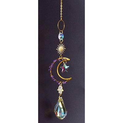 Celestial Crescent Sun Catcher, 16"