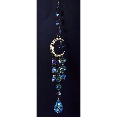 Crescent Moon Sun Catcher, 18 Inches