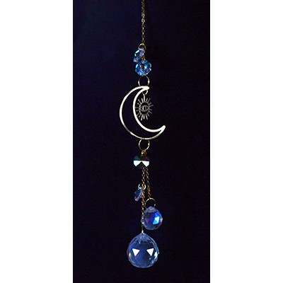 Crescent Moon Eye Sun Catcher, 12"