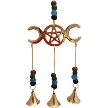 Triple Moon wind chime