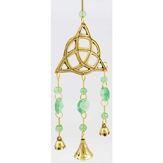 Brass Triquetra wind chime