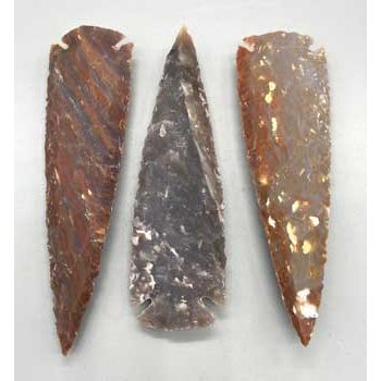 Natural Jasper Arrowhead, 5"