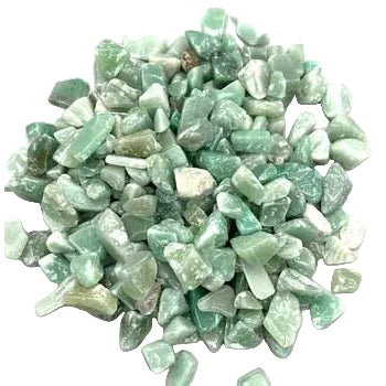 1 lb Aventurine, Green tumbled chips 8-12mm