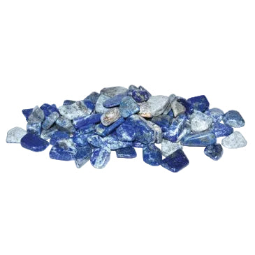 1 lb Lapis tumbled chips 7-9mm