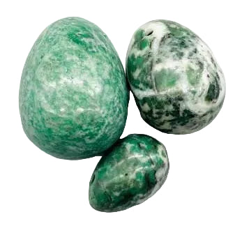 set of 3 Jade Yoni eggs