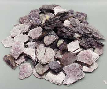 ~3# Flat of Lepidolite Slices