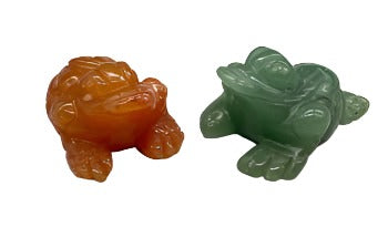 (set of 2) Prosperity Frog