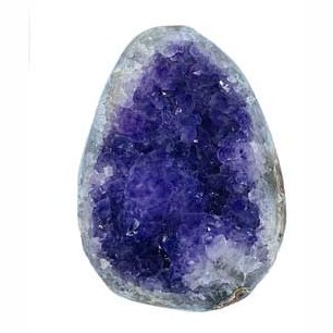 0.9-1.3# Geode Amethyst B polish