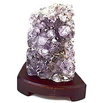 Natural Amethyst Druse Lamp, Natural