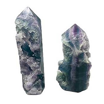 Fluorite Natural One Side Obelisk, 1.2-1.7 Pounds