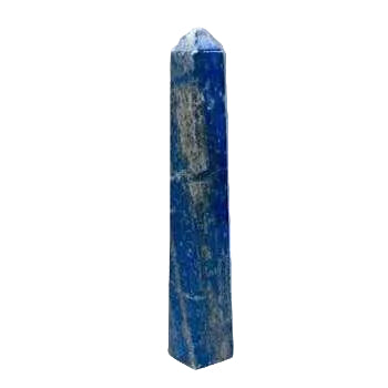 Lapis obelisk crystal obelisk for spiritual balance and clarity, 6+ inches tall