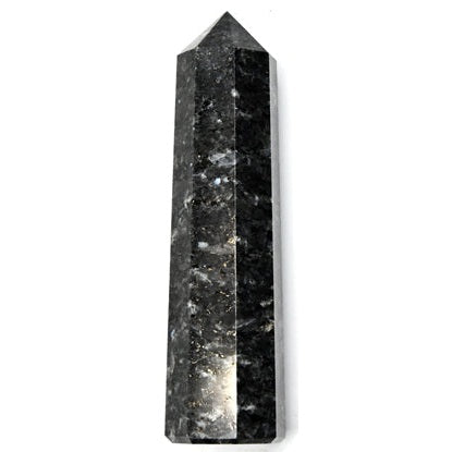 7"+ Larvakite obelisk