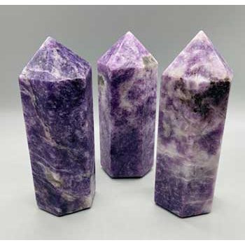 ~5+" Lepidolite obelisk