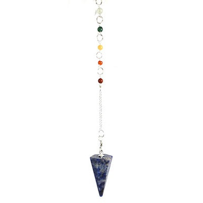 6-Sided Sodalite Chakra Pendulum