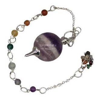 7 Chakra ball pendulum Amethyst